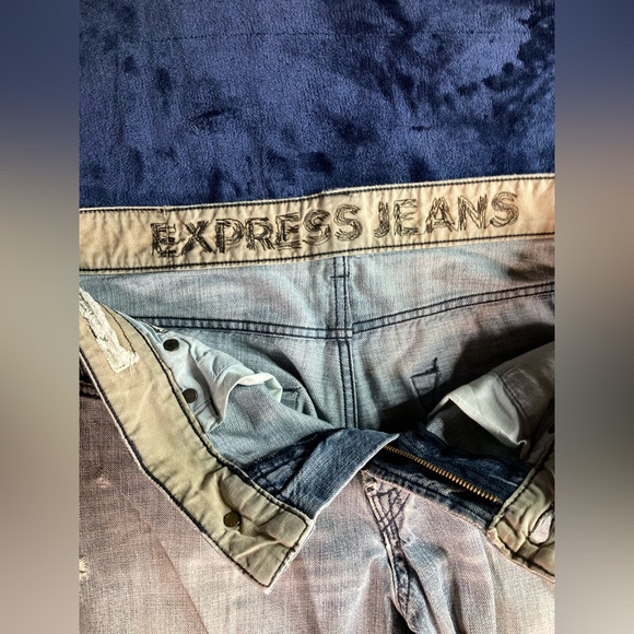 Vintage Express Stonewashed Jeans, Men’s sized 33x34 - Picture 6 of 9